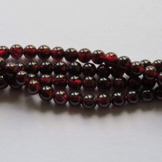 Garnet Beads – 4mm – Strand Of 40 Beads