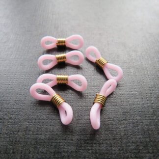 Glasses Loops – Pink/Gold – 20x7mm – Pack Of 2