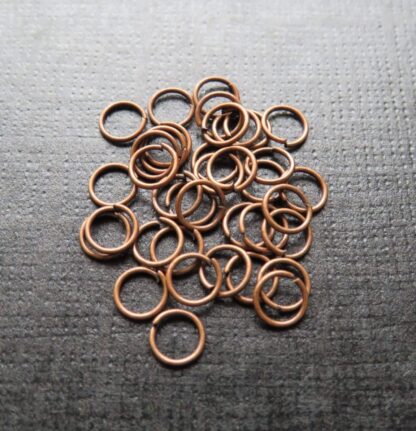 Jump Rings – Copper – 5×0.7mm – Pack Of 50