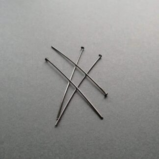 Head Pins – Gunmetal – 30×0.7mm – Pack Of 50