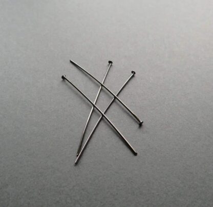 Head Pins – Gunmetal – 50×0.7mm – Pack Of 50