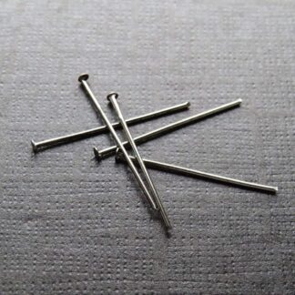 Head Pins – Gunmetal – 20×0.7mm – Pack Of 50