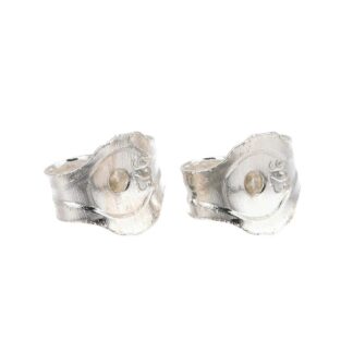 Sterling Silver 925 Earring Backs – 4x3mm – 1 Pair