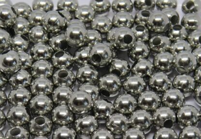 Spacer Beads – Round – Stainless Steel – 8mm – Pack Of 10