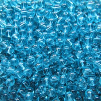 Glass Beads – Blue – 4mm – Pack Of 100 Beads