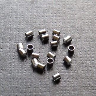 Crimp Beads – Gunmetal – 2x2mm – Pack Of 100