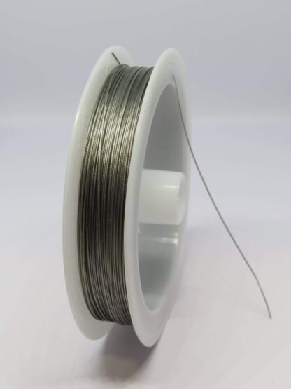Tiger Tail Wire – Dark Silver – 0.38mm – 50 M Roll