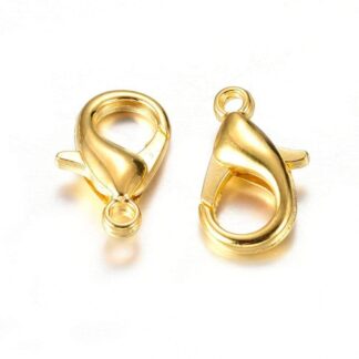 Nickel Free Lobster Clasp – Bright Gold – 10mm