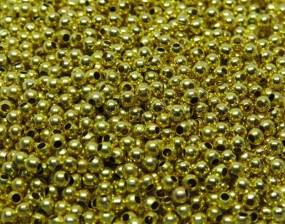 Spacer Beads – Gold – 2.4mm – Pack Of 30