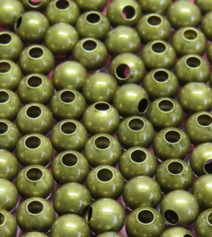 Large Hole Spacer Beads – Antique Bronze – 5mm – Pack Of 10