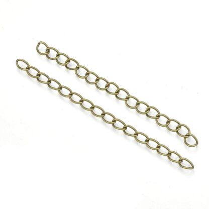 Extension Chain – Nickel Free – Antique Bronze  – 70mm