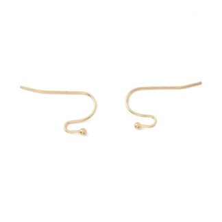 316 Surgical Stainless Steel Earwires – Gold – 21x12mm – Pack Of 5 Pairs