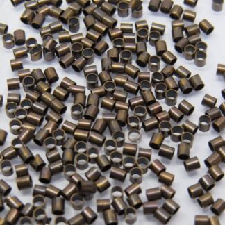 Crimp Beads – Copper – 2x2mm – Pack Of 100