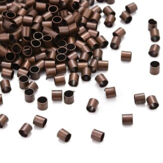 Crimp Beads – Tube – Copper – 2.5 x 2.5mm – Pack Of 100