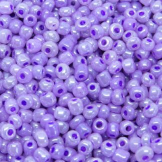 Seed Beads – Size 6/0 – Lavender Pearl – 10g Pack