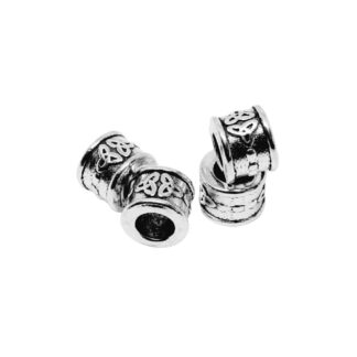Trinity Knot Connector – Antique Silver – 24x19mm