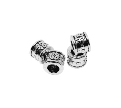 Trinity Knot Spacer Bead – Antique Silver – 8x10mm