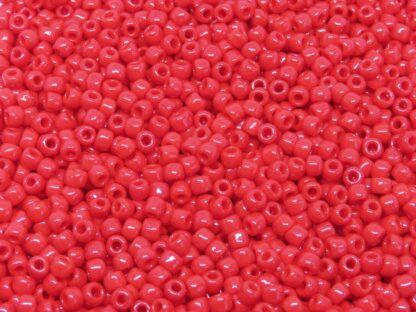Toho Seed Beads – Opaque Cherry – Size 6/0 – 10g Pack