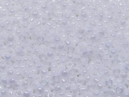 Toho Seed Beads – Opaque Lustered White – Size 6/0 – 10g Pack