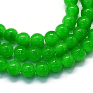 Glass Beads – Green – 6mm – Strand Of 50 Beads