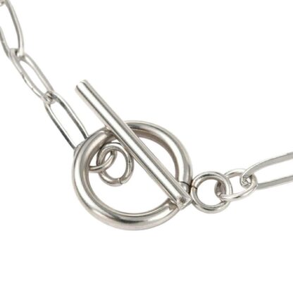 Paperclip Chain Bracelet – Stainless Steel – 20cm