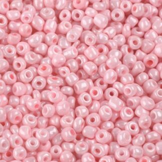 Seed Beads – Size 6/0 – Pink Opaque – 10g Pack
