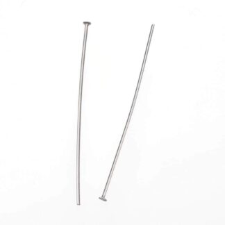 Head Pins – Stainless Steel – 40×0.7mm – Pack Of 50