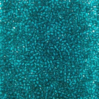 Toho Seed Beads – Transparent Dark Aquamarine – Size (11/0)  – 10g Pack