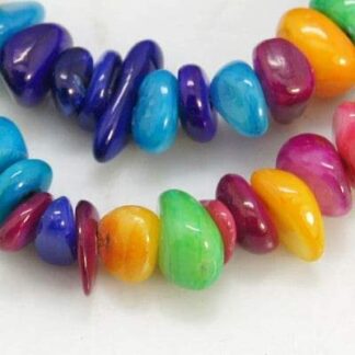 Shell Chip Beads – Mixed Colour – 30cm Strand