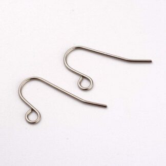 316 Surgical Stainless Steel Earwires – 12x19mm – 5 Pairs