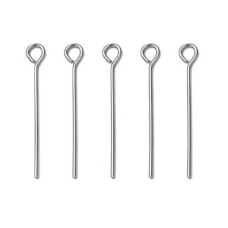 Eye Pins – Stainless Steel – 20×0.7mm – Pack Of 50