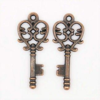 Key Charm – Copper – 33x14mm