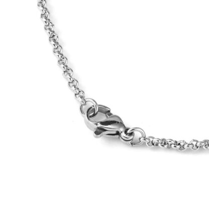 Stainless Steel Rolo Chain Necklace – 50cm – 2mm Width