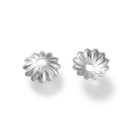 Bead Caps – Stainless Steel – 5.5mm – Pack Of 20