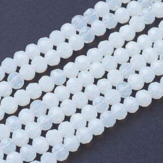 Opalite Beads - Faceted Round - 4mm - Strand of 90