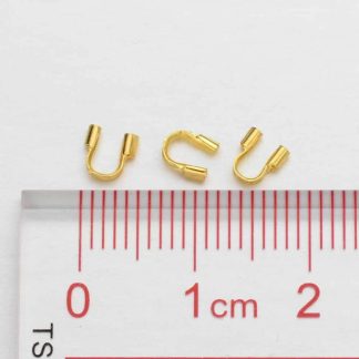 Wire Guardians – Gold Plated – 4x5mm – Pack Of 100