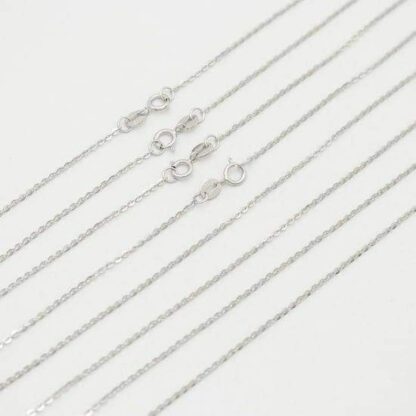 Sterling Silver 925 Necklace Chain – Platinum – 18inch