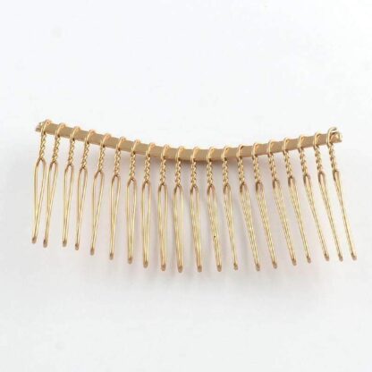 Hair Comb Finding – Gold – 38x75mm