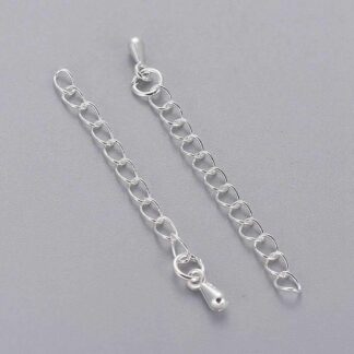 Extension Chain – Nickel Free – Silver Plated – 40-58mm