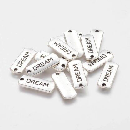 Dream Pendant/ Charm – Antique Silver – 21x8mm